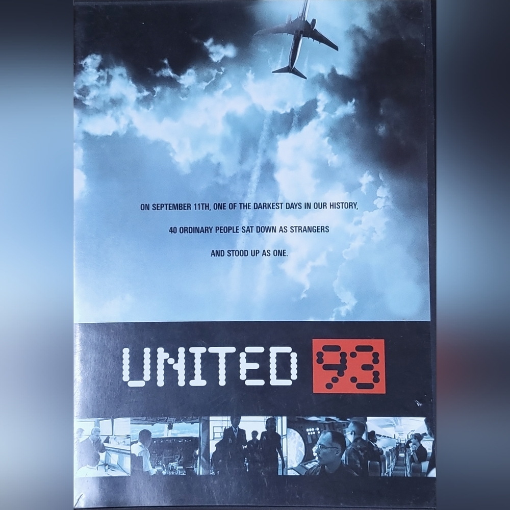 United 93 DVD Widescreen movie GUC